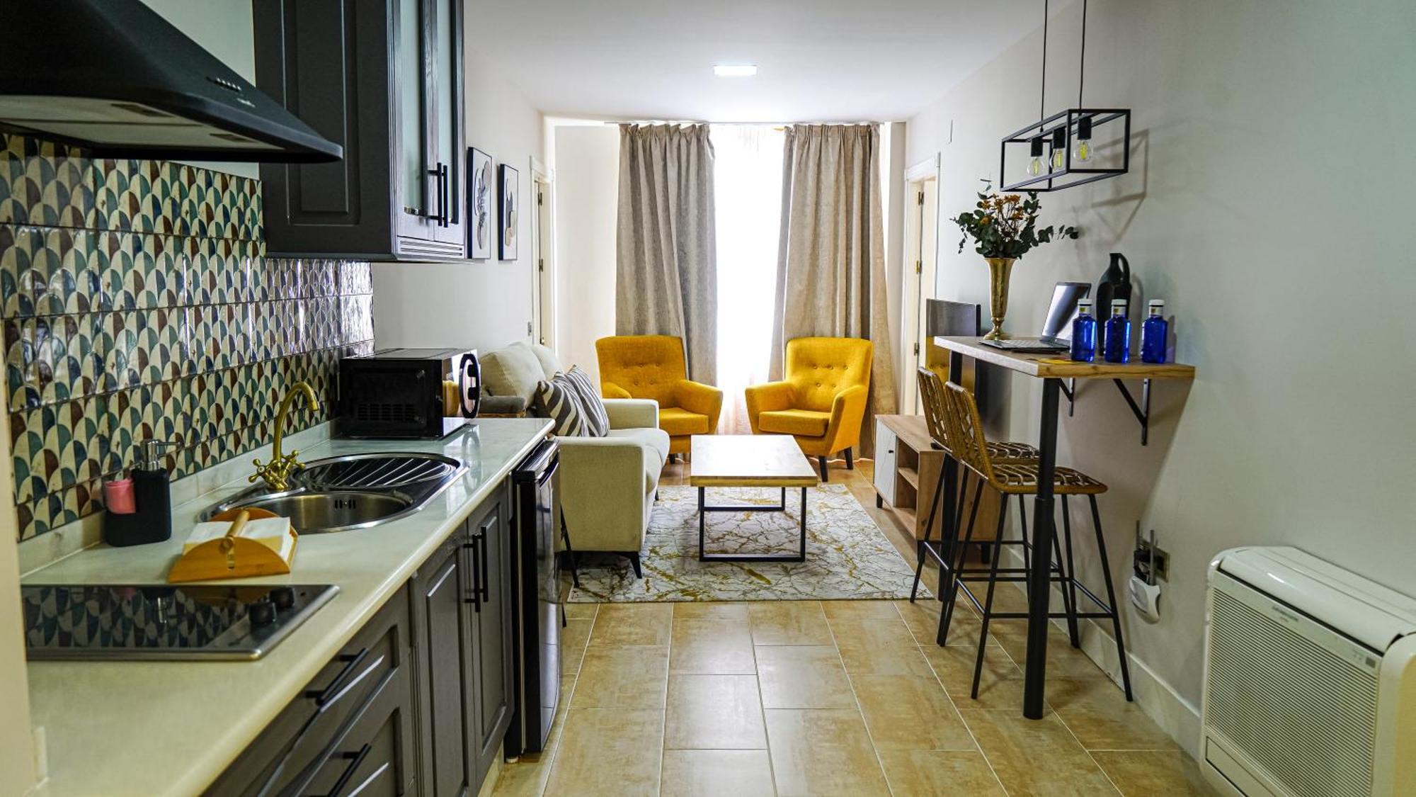 Apartamentos Puente Romano Suites Merida Bagian luar foto